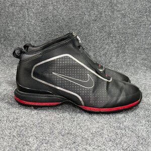 Nike Zoom Brandon Golf‎ Shoes Men\'s Size 9 Black Red Lace Up Zipper Athletic Nike | Shoes | Nike Zoom Bandon Golf Shoes Mens 85 Wide  main image 4